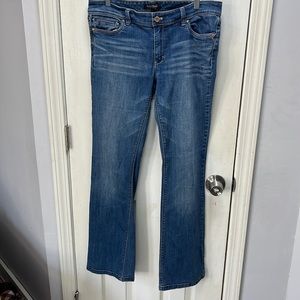 White House Black Market medium wash bootcut jean